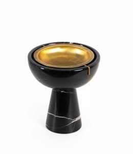 Black Marble with Bras Censer