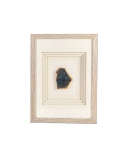 Wall Frame Blue Natural Stone Painting