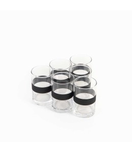 Dark Coffee Water Glass Set of 6 