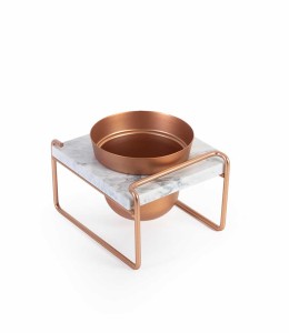 Copper 1- Flowerpot With Marble Stand