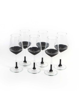 Dark Wine Glass Set of 6 