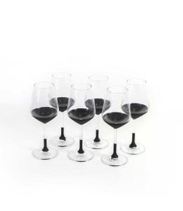 Dark Wine Glass Set of 6 