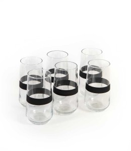 Dark Soft Drink Glass Set of 6