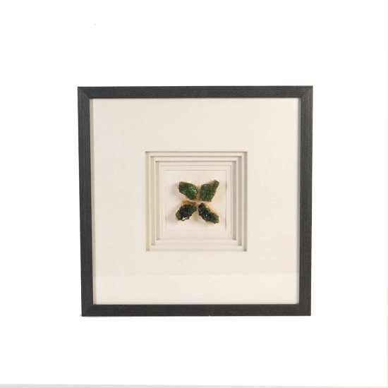 Wall Frame Green Natural Stone  Painting 