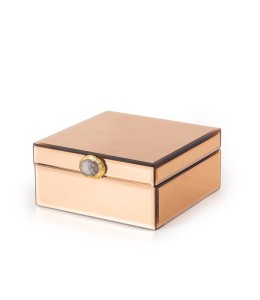 Amber Mirror Jewelry Box