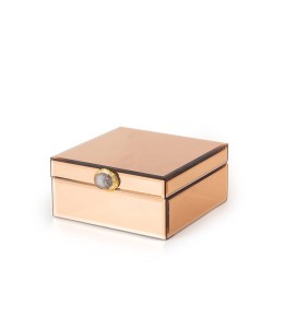 Amber Mirror Jewelry Box