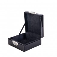 Black square glass jewelry box (22cm*11cm)