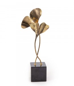 Brass gingko leaf creative 