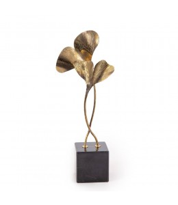 Brass gingko leaf creative 