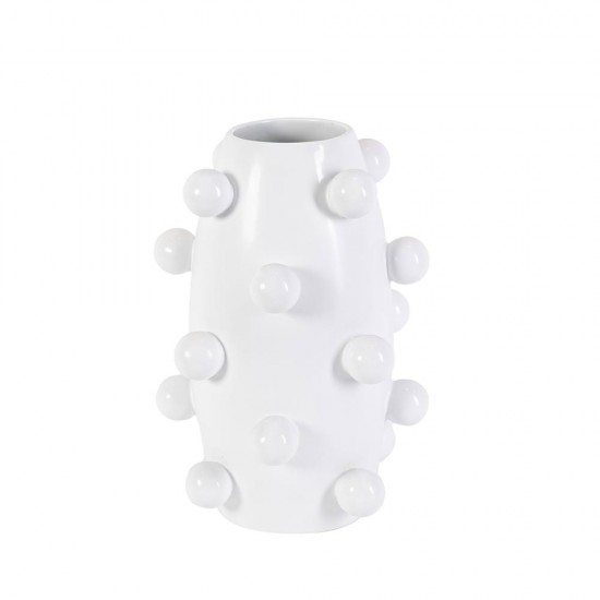 Ceramic vase large white 