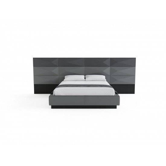 HEXA 180x200 Bed and 2 night stands w/ LED LIGHTS (MADE: TURKEY)