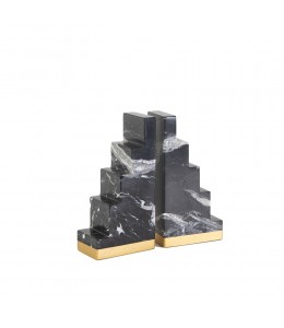 Pyramids marble book Ends