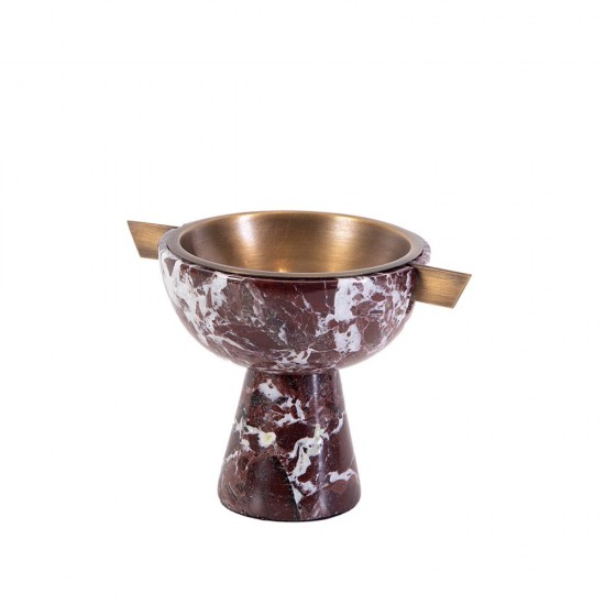 Red marble bowl accessory